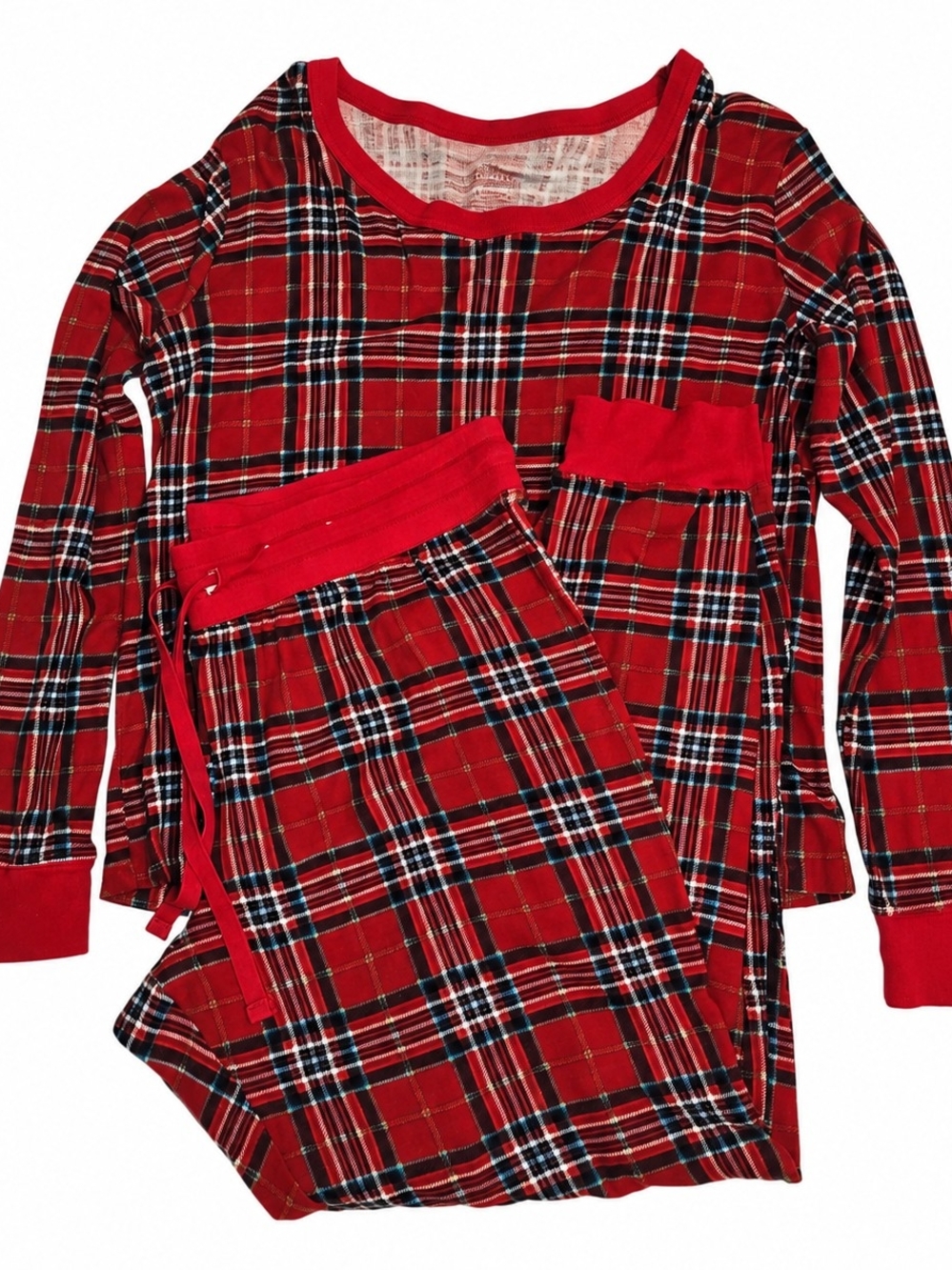 Wondershop Target Red Plaid Christmas Pajama Set M/L